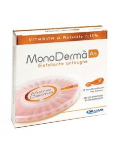 MonoDermà A15 Esfoliante antirughe - Vitamina A Retinolo 0,15% 28 Soft Vegicaps da 0,5 ml (MonoDermoDose uso esterno)
