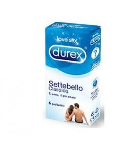 Profilattici Durex Settebello Classico Confezione da 6 preservativi