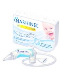 Narhinel Aspiratore Nasale Soft Confezione contenente 1 aspiratore e 2 ricambi soft monouso