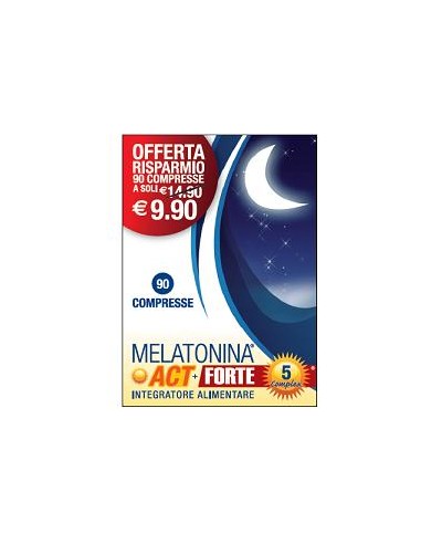 Melatonina Act + Forte 5 Complex Flacone da 90 compresse da 150 mg
