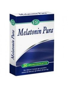 Melatonin Pura Confezione da 30 microtavolette in blister. Peso netto: 3,6 g.