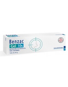 Benzac - Perossido di Benzoile per Trattamento Acne Benzac 10% gel (acne del viso)