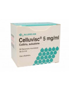 Celluvisc Collirio 30 Flaconcini 0,4 ml 5 mg/ml