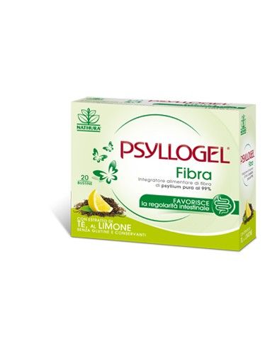 Psyllogel ® fibra 20 bustine Gusto Tè Limone