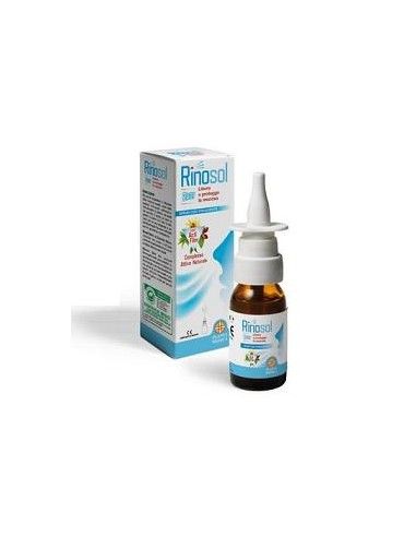 Rinosol 2Act Spray Nasale Flacone 15 ml con nebulizzatore spray