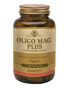 Solgar Oligo Mag Plus Flacone da 100 tavolette