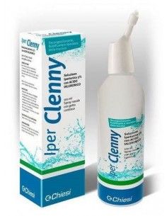 Iper Clenny Soluzione Ipertonica al 3% - Spray decongestionante della mucosa nasale Flacone spray da 100 ml con getto continuo