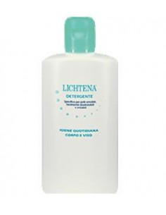 Lichtena Detergente Corpo e Viso - Pelle sensibile e irritabile Flacone da 200 ml