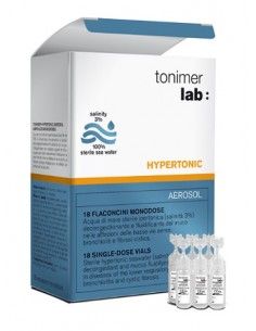 Tonimer Lab Hypertonic Aerosol 18 flaconcini monodose da 3 ml