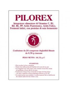 Pilorex Bromatech - Soia Fermentata Probiotica Confezione da 24 compresse deglutibili filmate da 0,78 g