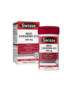 Swisse Maxi CoEnzima Q10 200 mg Barattolo da 30 capsule – 28 g