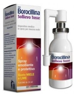 Neo Borocillina Sollievo Tosse - Spray Emolliente e Protettivo Flacone da 20 ml