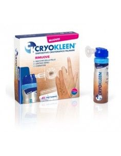 Cryokleen Dispositivo Crioterapico Palmare per Eliminare le Macchie della Pelle Kit per 40 trattamenti