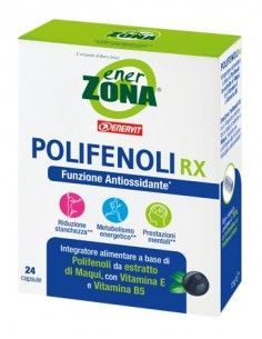 Enerzona Polifenoli RX - Antiossidante confezione da 24 capsule