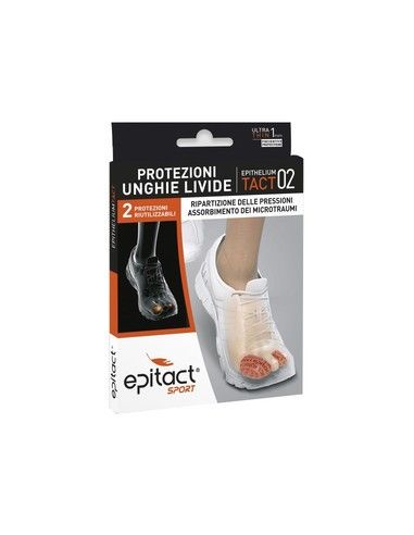 Epitact Sport - Protezioni Unghie Livide EPITHELIUMTACT 02 2 protezioni riutilizzabili – taglia S