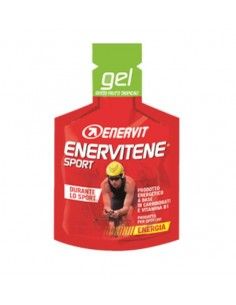 Enervitene Sport Gel - Gel Energetico Carboidrati Vitamine GUSTO FRUTTI TROPICALI - 1 Minipack da 25 ml