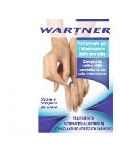Wartner ® - Trattamento Verruche Comuni Kit - Bomboletta + 12 Applicatori