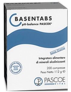 Basentabs pH-Balance Pascoe – Integratore di Sali Carbonati e Zinco Confezione da 200 compresse