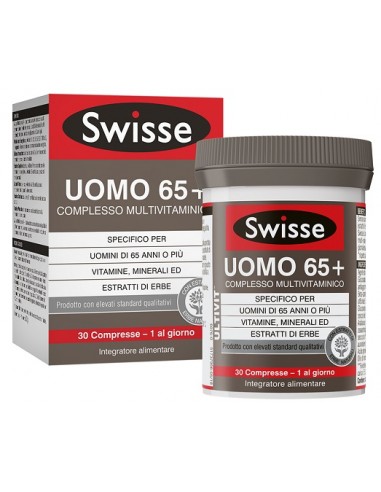 SWISSE UOMO 65+ COMPLESSO MULTIVITAMINICO 30 COMPRESSE