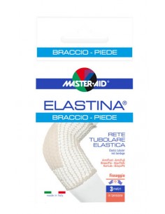 Master Aid Elastina - Rete tubolare elastica BRACCIO/PIEDE 3 mt