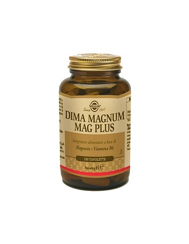 Solgar Dima Magnum Mag Plus Flacone da 100 tavolette